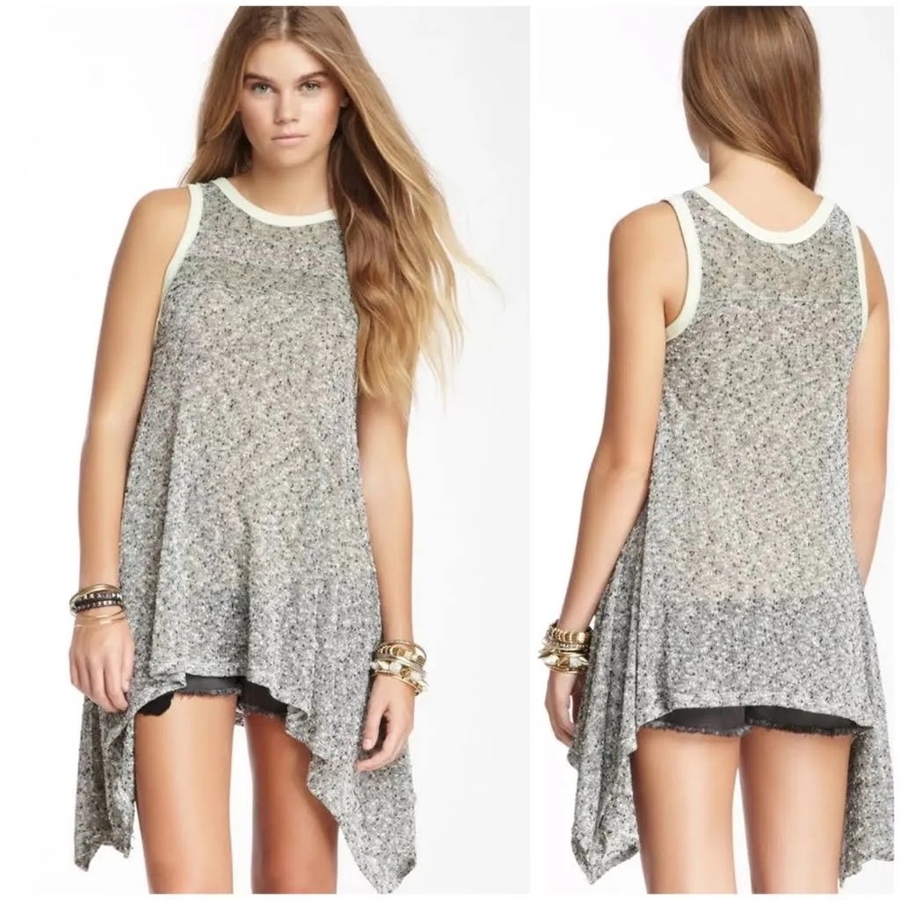 We The Free Bumble Bees Knees Asymmetric Tunic